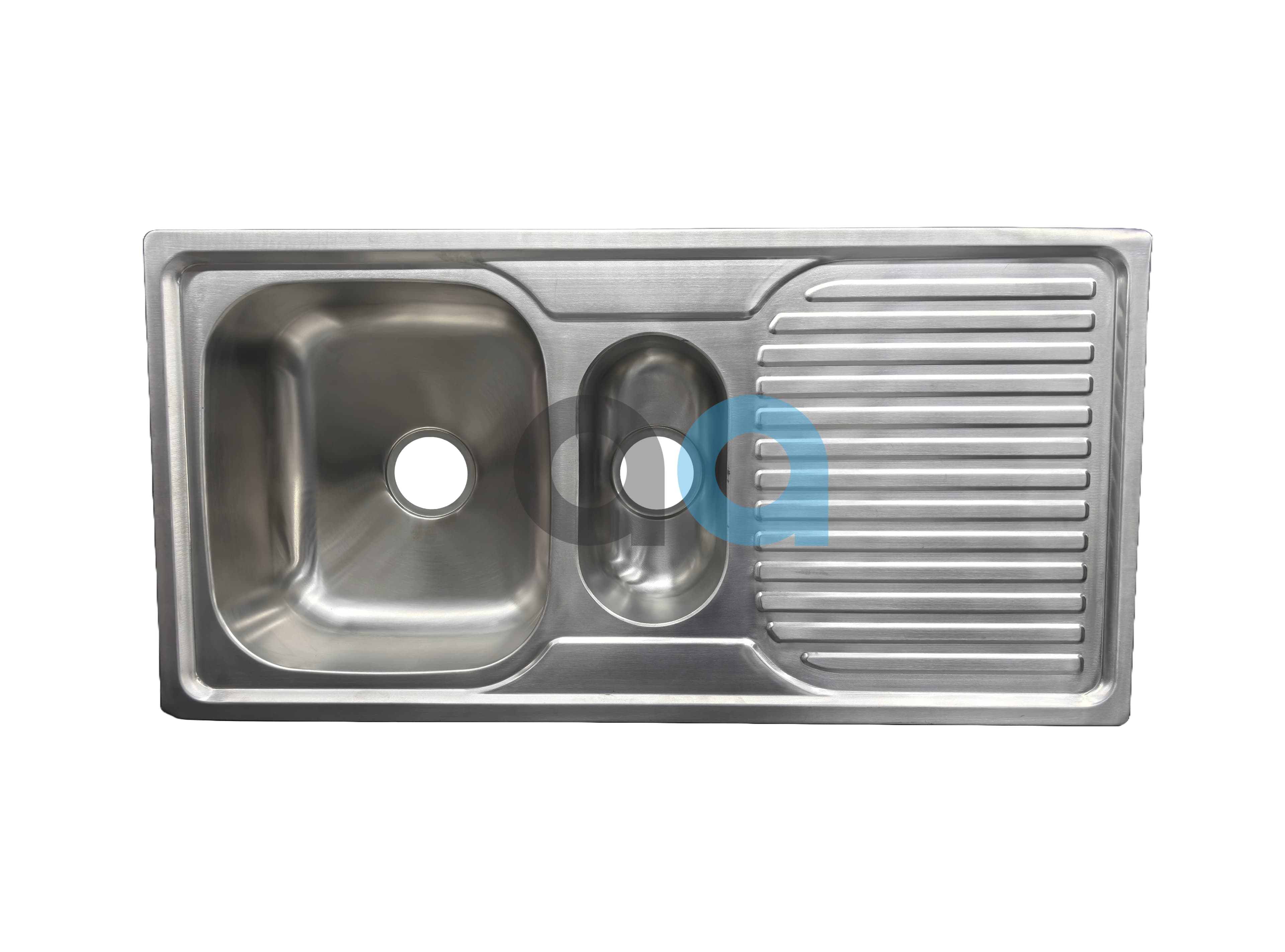 Lucen Double Kitchen Sink 1000mm - Brushed Stainless Steel product image 1