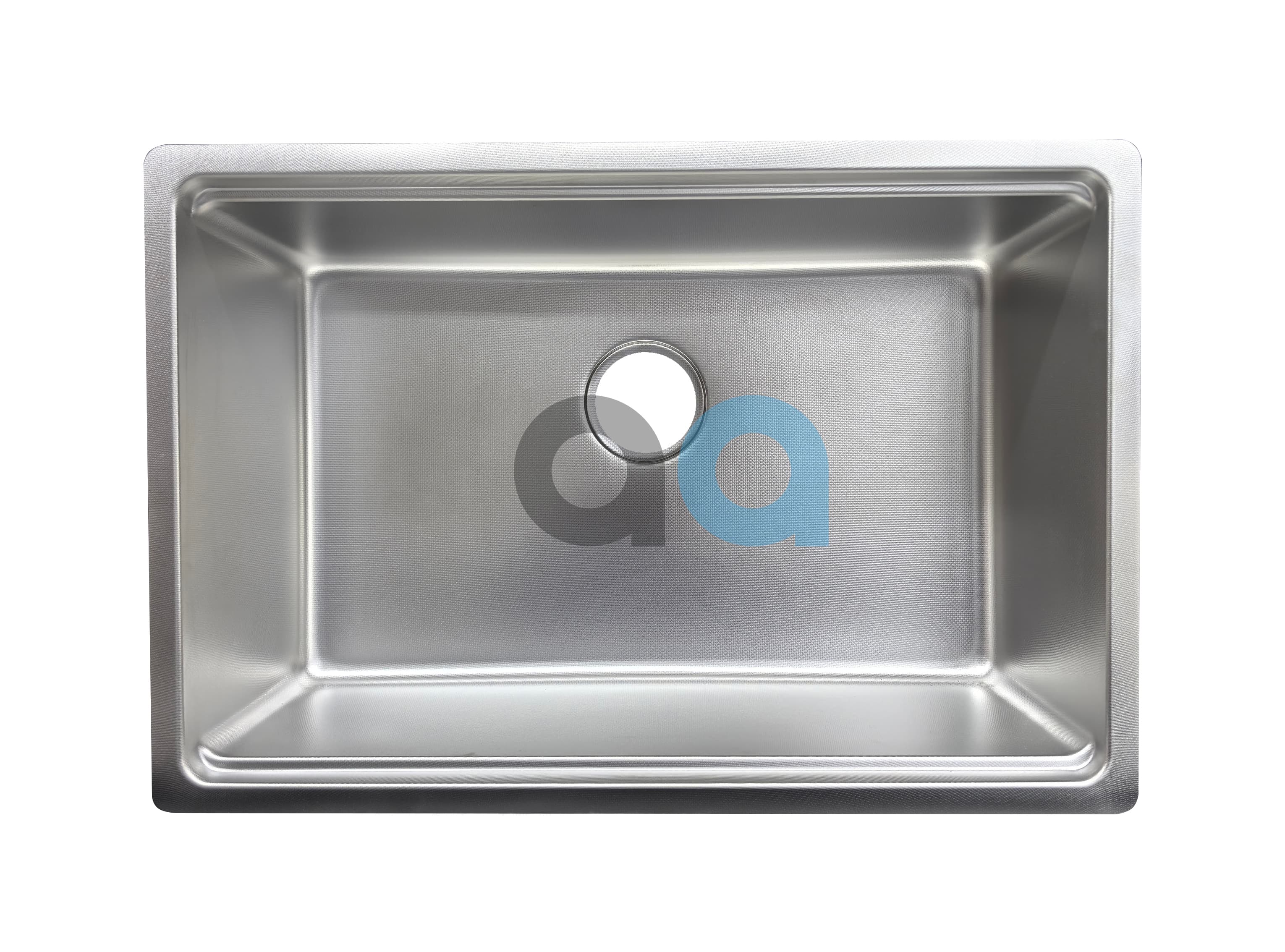 Eminence Single Kitchen Sink 680mm - Rice Grained Stainless Steel product image 1