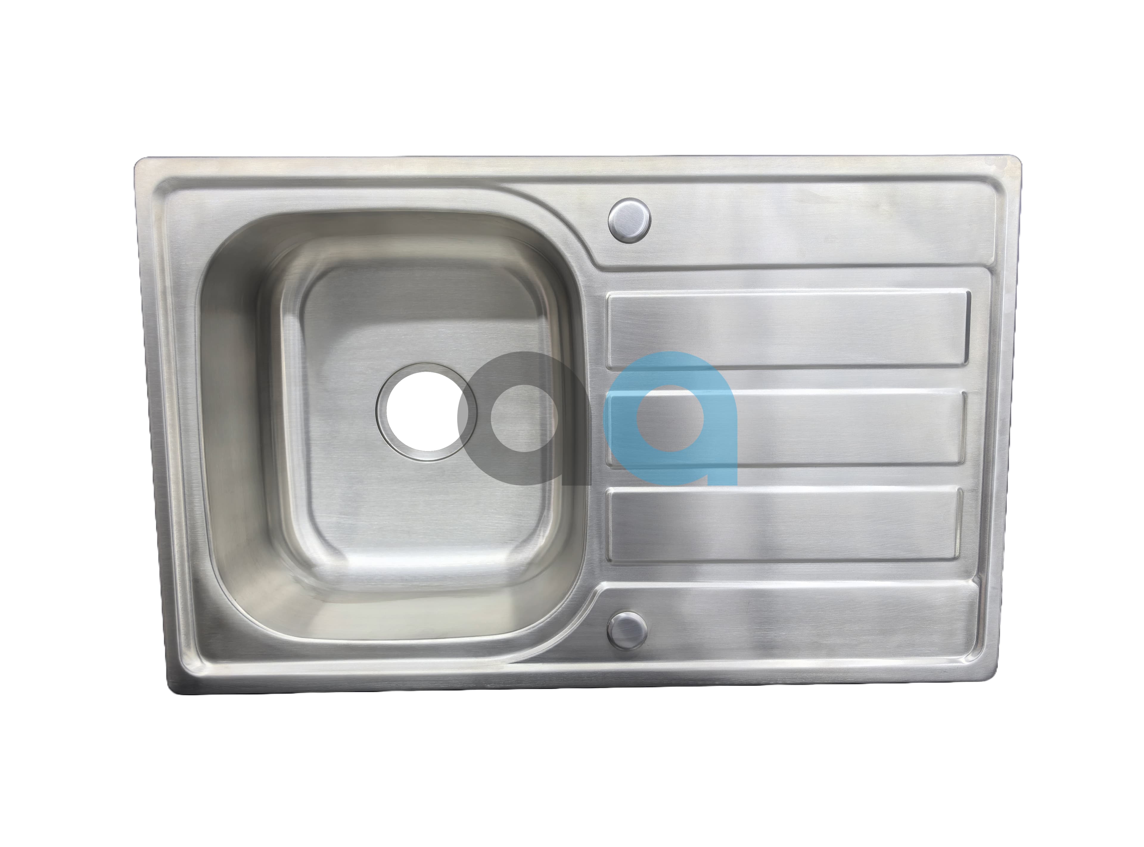 Solven Single Kitchen Sink 800mm - Brushed Stainless Steel product image 1